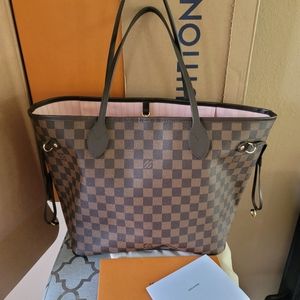 100 % AUTH LOUIS VUITTON neverfull MM